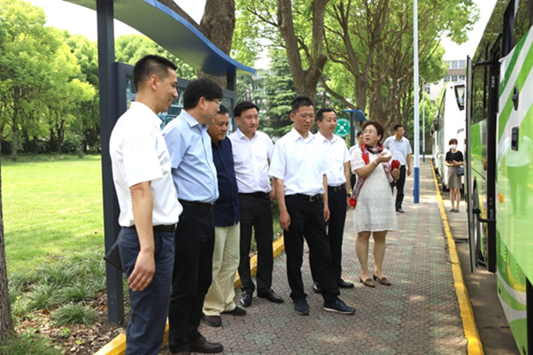 Leaders of Jinshan Bus Arrived at SUNWIN for Guidance 